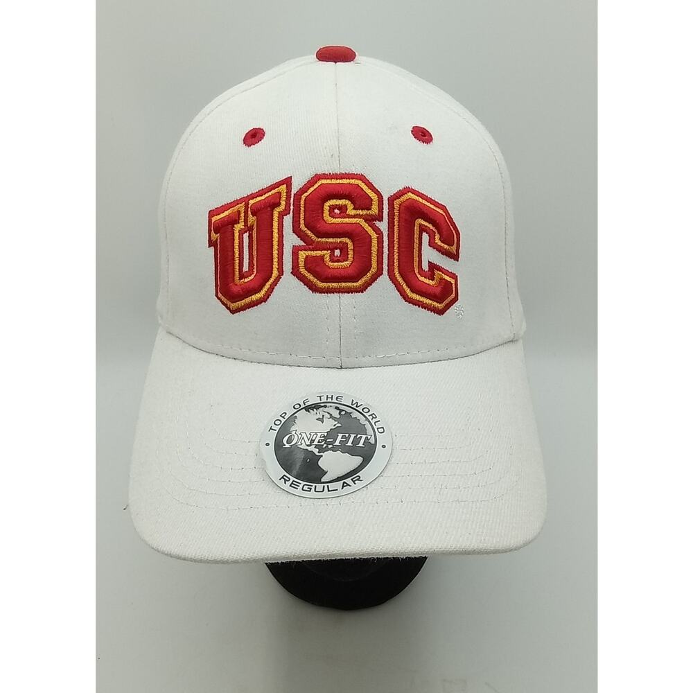 USC Trojans Top of the World One-Fit White Cap